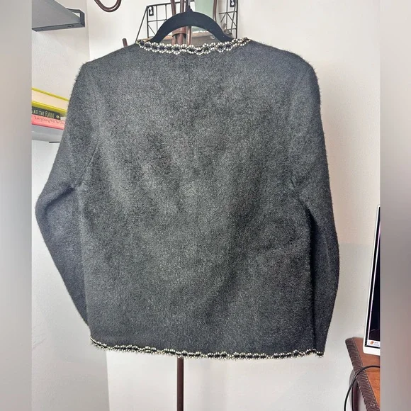 #70 SNOWFLAKE NEW YORK DOUBLE BREATED BLACK BLAZER JACKET SIZE SMALL MEDIUM - Picture 3 of 9